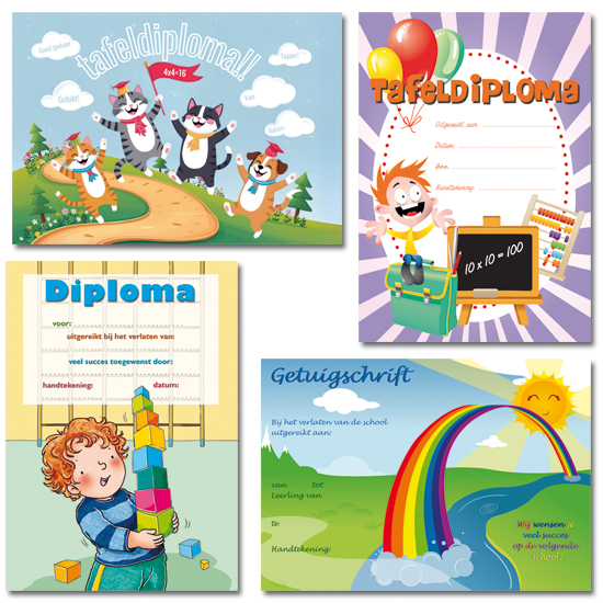 Diploma's/getuigschriften